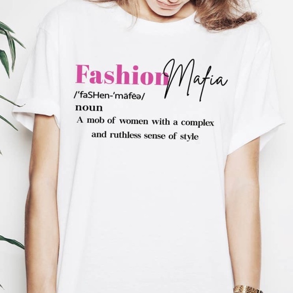 •Fashion Mafia• Graphic Crew Neck T-Shirt (Last 1❗️) - Picture 2 of 5
